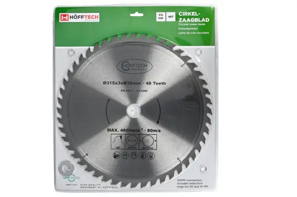 Hofftech Cirkelzaagblad 315 X 3.0 X 30MM 48T