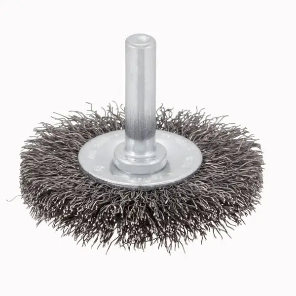 IRWIN Staaldraadborstel (boormachine) voor steen, beton, staal, diameter 50mm, dikte 7mm.