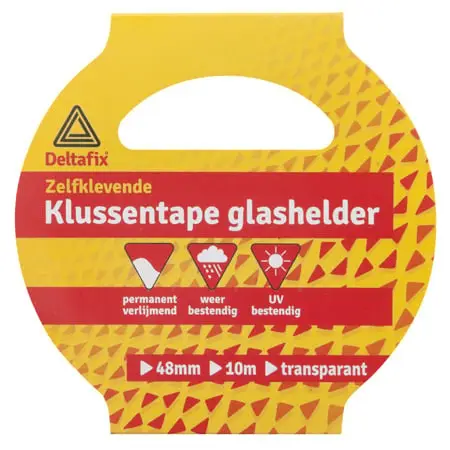 Deltafix Klussentape U.V. 48mm 10M Transparant