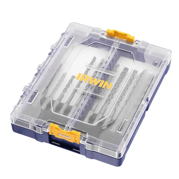 IRWIN SDS+ betonboren Set 10PCS 5x110mm, 5,5x110mm, 5,5x160mm, 6x110mm, 2x 6x160mm, 2x 8x160mm, 10x160mm en 12x160mm