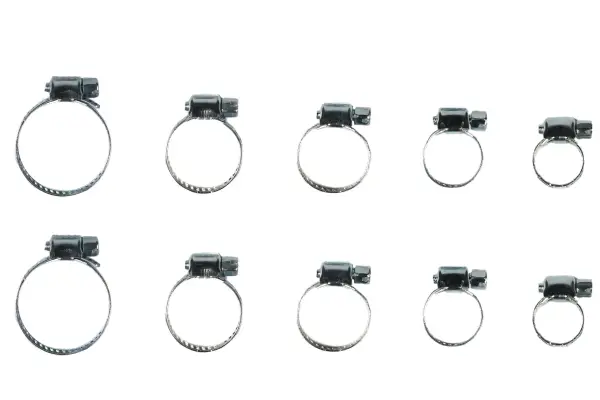 Slangklemmen set 10 dlg