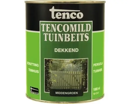 Tenco Tencomild Dekkend Middengroen - Tuinbeits - 1 Liter