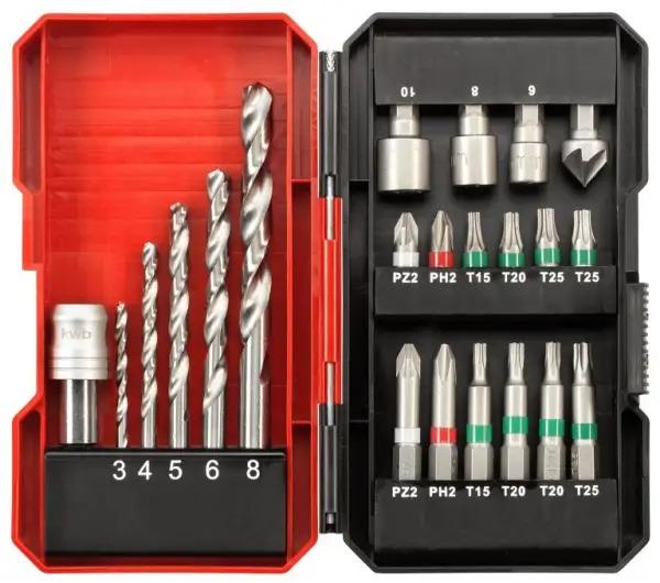 Einhell Boor-/Bitset, 22-delig in S-Box