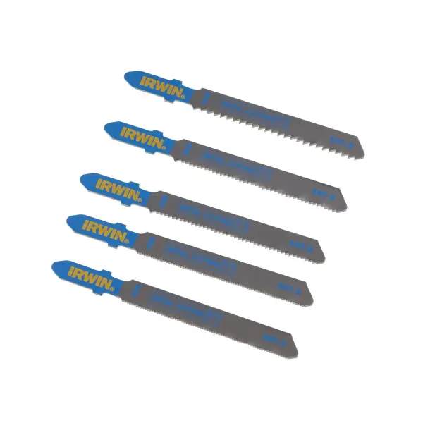 IRWIN Set decoupeerzaagbladen 5PCS Metaal - 0.8-6mm