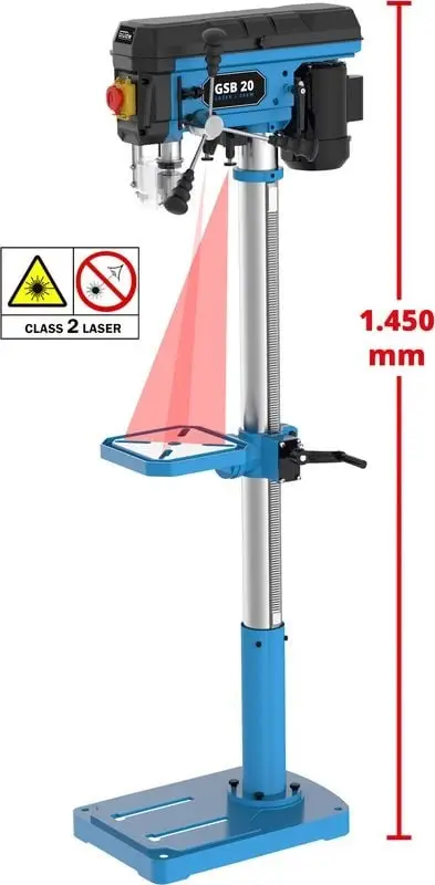Güde Kolomboormachine Xtra Long GSB 20 met Laser 500W