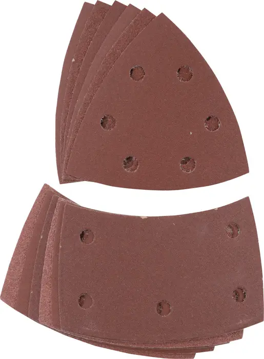 KWB Schuurblad Set 12st. 100 X 62, 93 MM ASSORTI