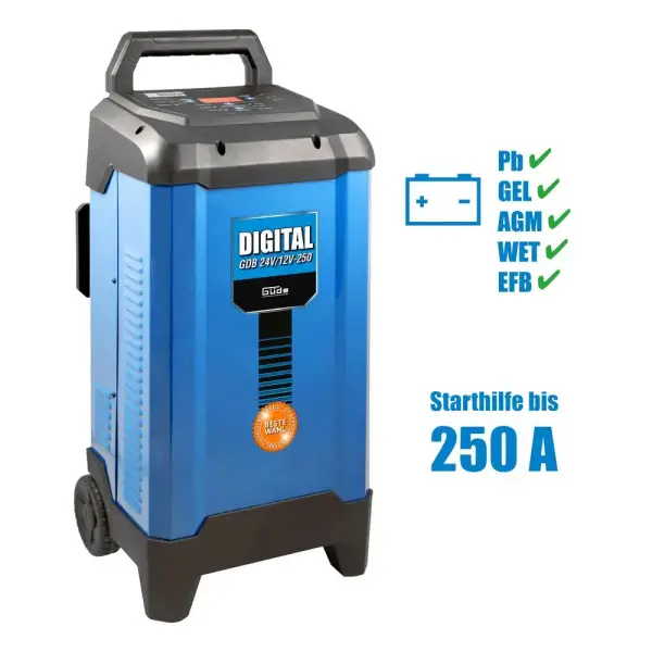 Güde Batterijlader Digital GDB 24V/12V-250