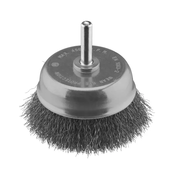 IRWIN Komstaaldraadborstel (boormachine) voor metaal, beton - fijn, diameter 75mm.