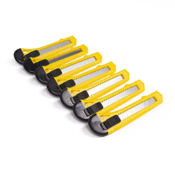 Afbreekmessen set 18 mm 7 dlg