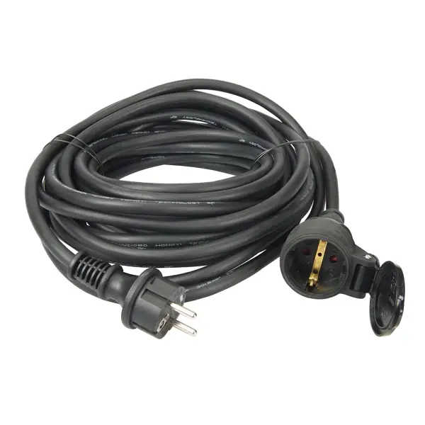 Powermaster F-type Schuko Verlengsnoer 3x 1,5mm - 10m1 230V