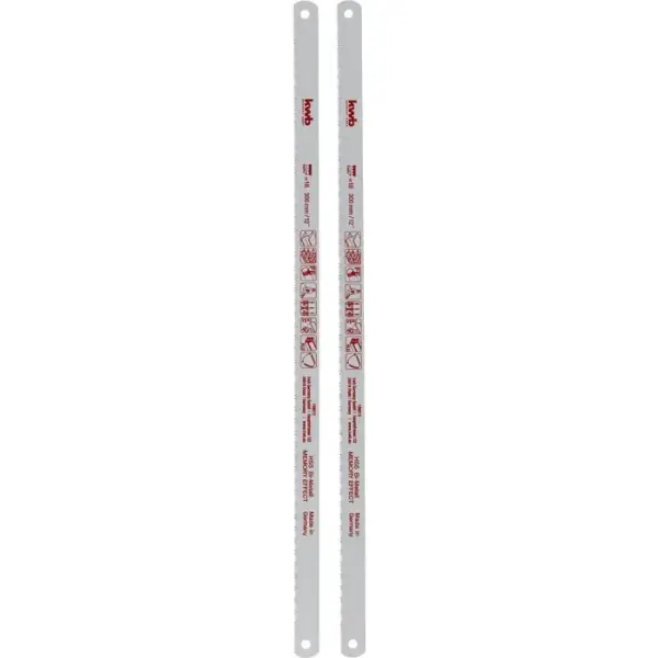 KWB metaalzaagblad HSS Bimetaal 24 tands - 300mm - 2 stuks