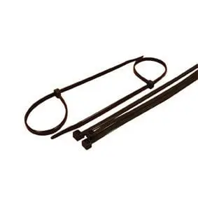 Bundelbandjes Tyraps zwart 2,5mm x 160mm - 100 stuks