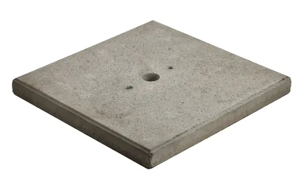 Aquapoint Betonnen Basis Waterzuilen Aquapoint Grey 40x40x4 cm