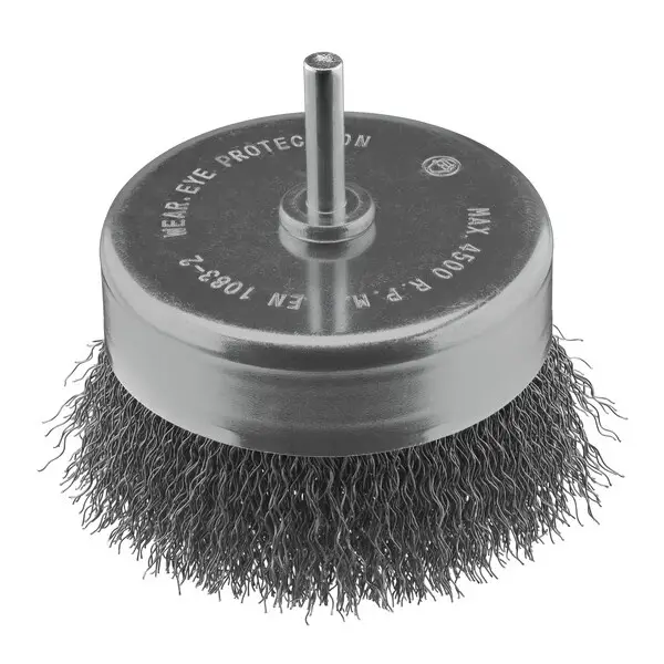 IRWIN Komstaaldraadborstel (boormachine) voor metaal, beton - grof, diameter 80mm.