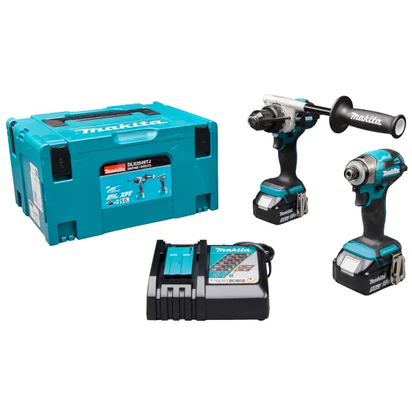 Makita DLX2549TJ Accu Combiset 2-delig (DHP492 + DTD173) 18V 5.0Ah in Mbox