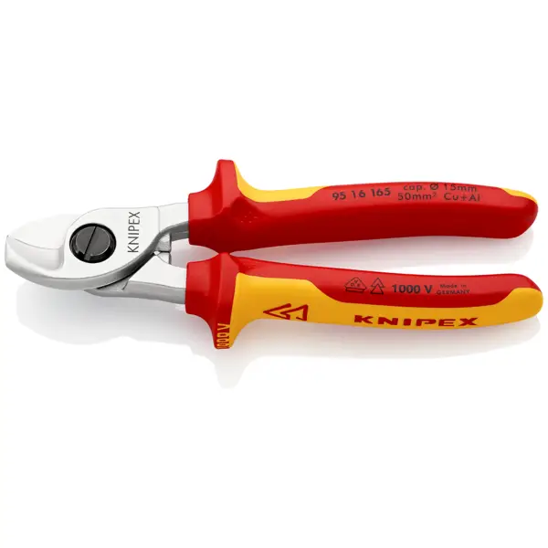 Knipex 95 16 165 Kabelschaar - VDE - capaciteit 15 mm - 165 mm