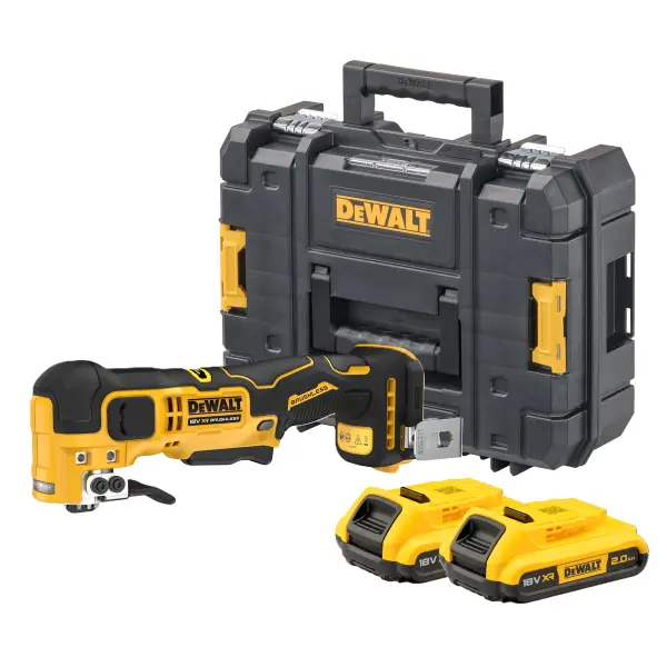 DeWALT DCS358D2 Compact accu multitool 18V XR 2x 2.0Ah in TSTAK