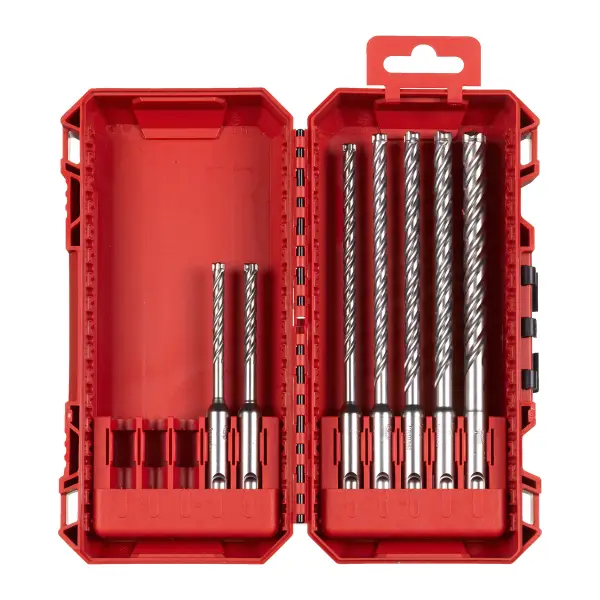 Milwaukee SDS-PLUS UK borenset MX4 PACKOUT Ready Box (5,5 x115 & 5/5,5/6/7/8/10 x 165 mm) - 4932500061