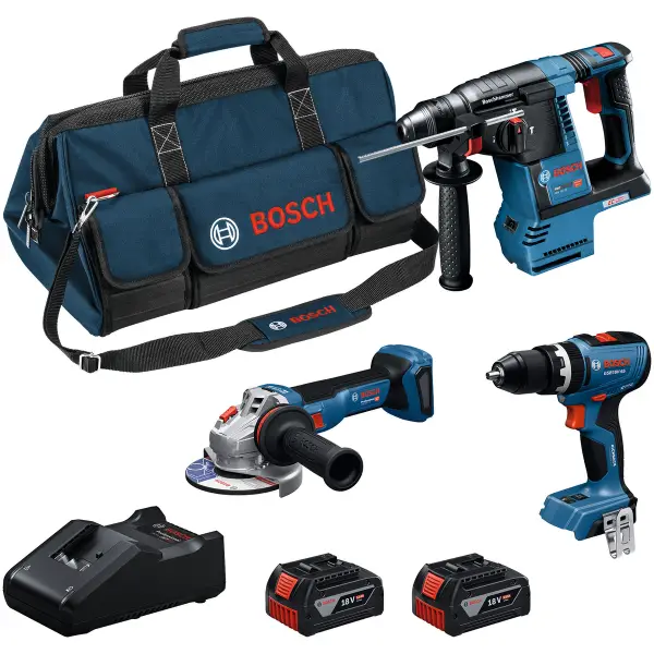 Bosch Professional PRO Accu combiset 3-delig 18V - 0615A002M4