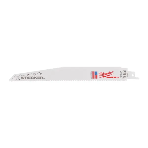 Milwaukee Reciprozaagblad SAWZALL multimateriaal 230 mm WRECKER 7/11 TPI (5 stuks) - 48475706