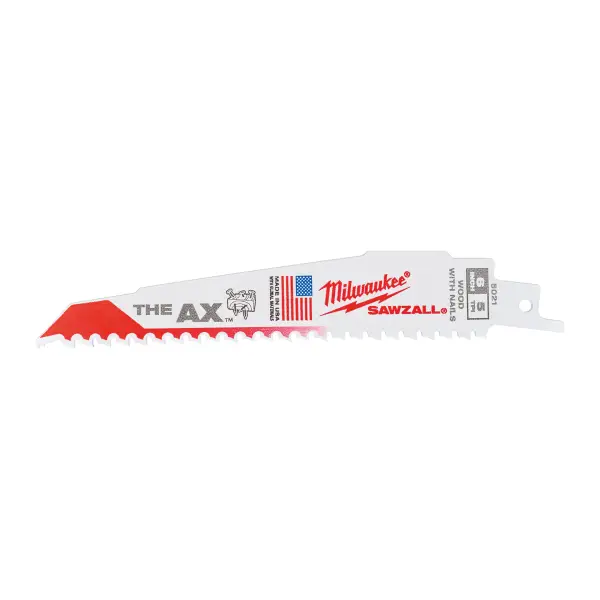 Milwaukee Reciprozaagblad SAWZALL hout 150 mm AX 5 TPI (5 stuks) - 48475021