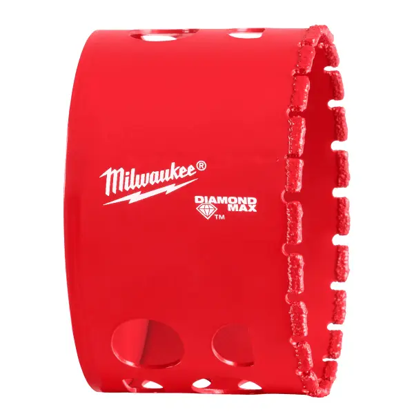 Milwaukee 68 mm Diamantboor 5/8" x 18 - DIAMOND MAX Nat/Droog - 4932500120