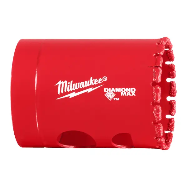 Milwaukee 38 mm Diamantboor 1/2" x 18 - DIAMOND MAX Nat/Droog - 4932500116