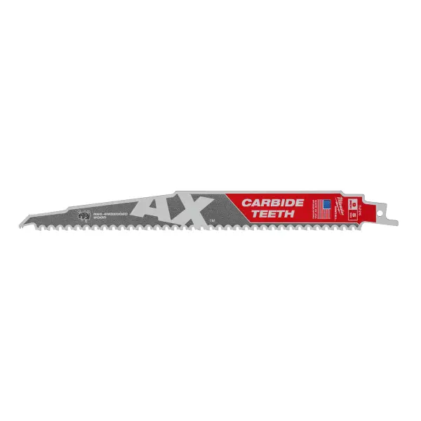 Milwaukee Reciprozaagblad SAWZALL hout 230 mm Carbide AX 5 TPI (5 stuks) - 48475526