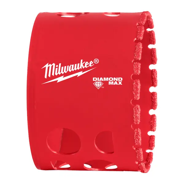 Milwaukee 64 mm Diamantboor 5/8" x 18 - DIAMOND MAX Nat/Droog - 4932500119