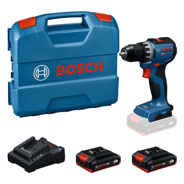 Bosch Professional PRO GSR 18V-52 Accu schroefboormachine 2x GBA18V-20 - 06019S0025