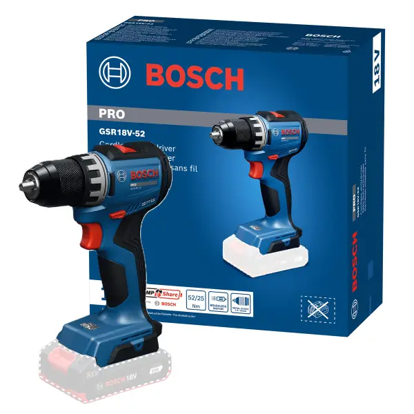 Bosch Professional PRO GSR 18V-52 Accu schroefboormachine - 06019S0020