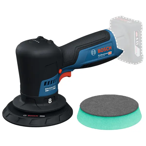 Bosch Professional PRO GPX 12V-125 Accu polijstmachine (excentrisch) - 06019L4101