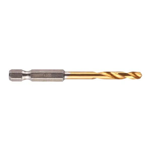 Milwaukee Metaalboor HSS-G Ti. SHOCKWAVE RED HEX 4,5 mm - 48894710