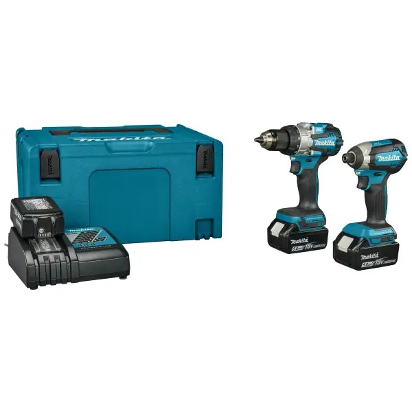 Makita DLX2507T3J LXT 18V Combiset voor (klop)boor- en (slag)schroefklussen
