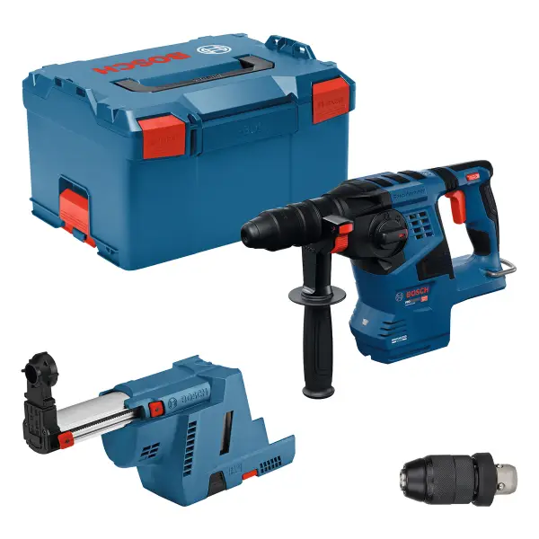Bosch Professional PRO GBH 18V-28 F Accu boorhamer SDS-Plus 3,3J + GDE 18V-16 - 0611921103