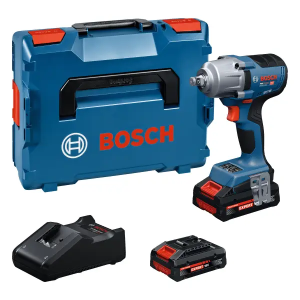 Bosch Professional PRO GDS 18V-450 H Accu slagmoersleutel 450Nm 1/2" 2x EXBA 18V-40 - 06019K4202