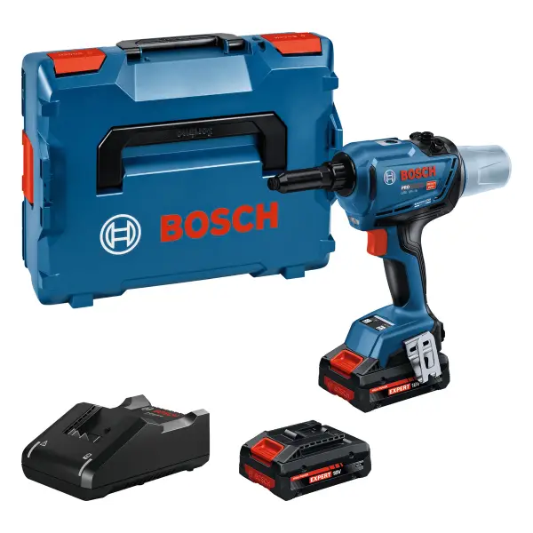 Bosch Professional PRO GRG 18V-16 Accu popnageltang 2x EXBA 18V-40 - 06019K5004