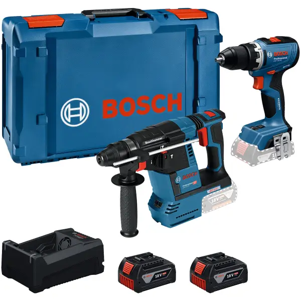 Bosch Professional PRO Accu combiset 2-delig (GSR 18V-65 + GBH 18V-26) 2x 5.0Ah - 0615A500E4