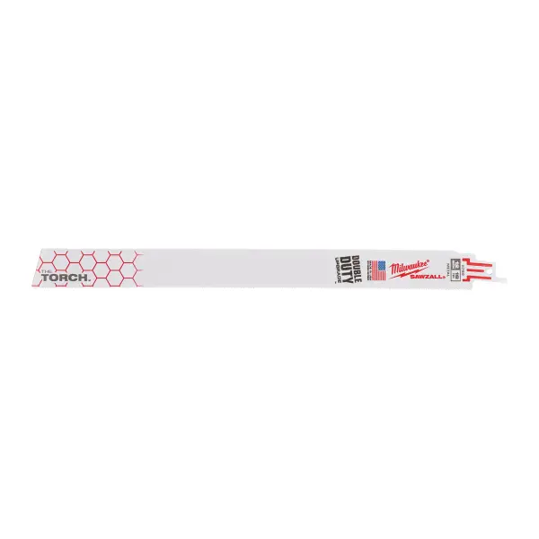 Milwaukee Reciprozaagblad SAWZALL metaal 300 mm Heavy Duty TORCH 18 TPI (5 stuks) - 48475789