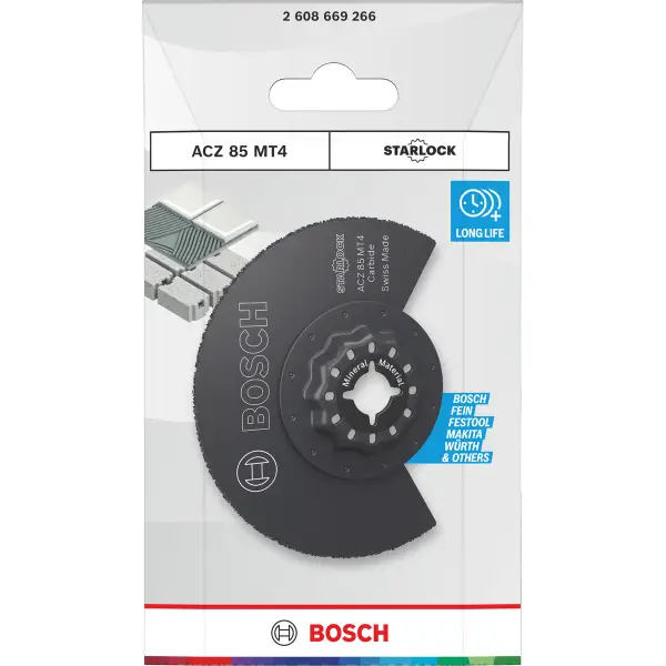 Bosch Professional ACZ85MT4 Multitool segmentzaagblad (1 stuks) - 2608669266