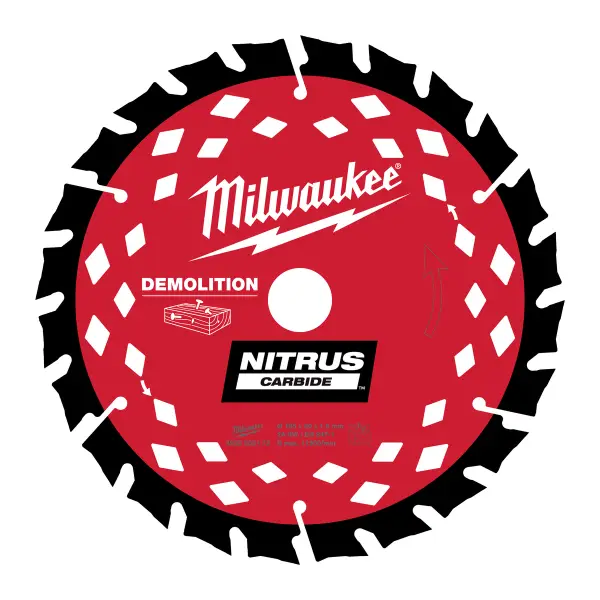Milwaukee Cirkelzaagblad Nitrus Carbide 165 x 20 x 1,6 ATB 24 - 4932502172