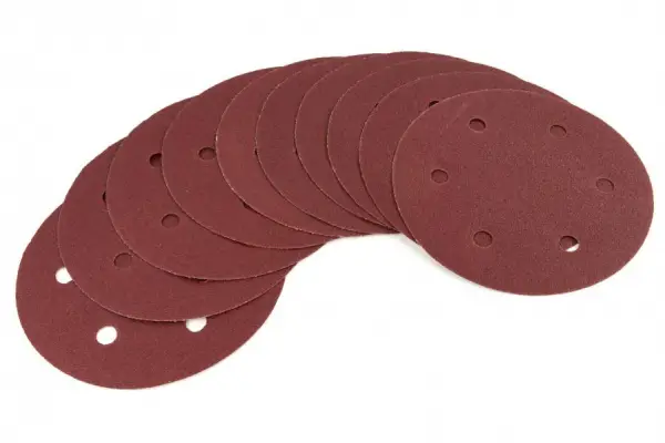 HBM 225mm 10-delige k120 schuurschijfset voor wand- en plafondschuurmachine