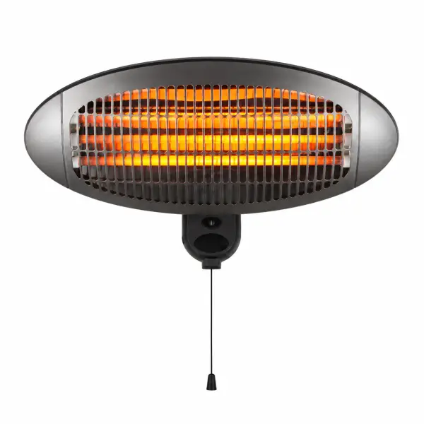 Wandheater 2000 W met trekschakelaar