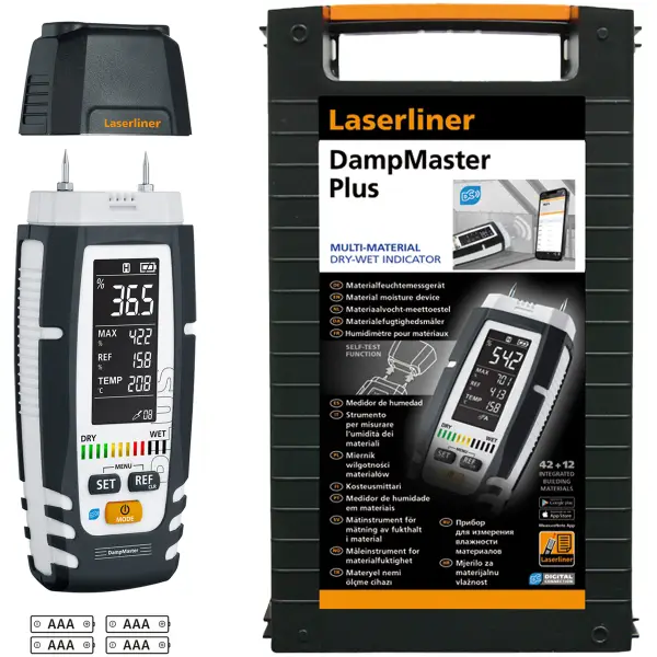 Laserliner DampMaster Plus Materiaalvochtmeter - 082.328A