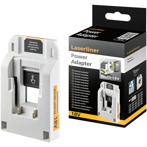 Laserliner PowerAdapter DeWalt compatible Multi-18V Accuadapter - 036.380.2A