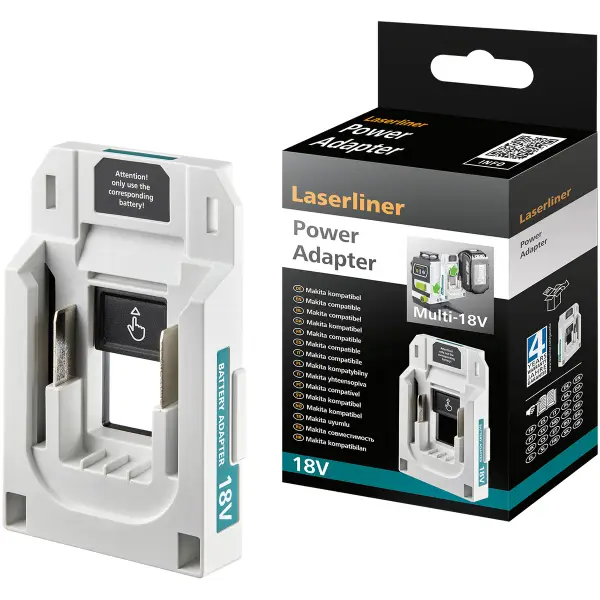 Laserliner PowerAdapter Makita compatible Multi-18V Accuadapter - 036.380.5A