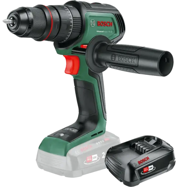 Bosch AdvancedImpact 18V-80 + POWER FOR ALL 18V 2,5 Ah Accu Set