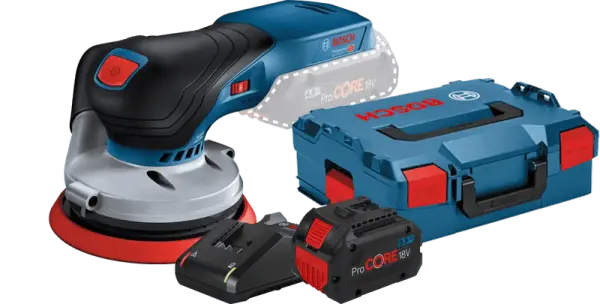 Bosch Professional GEX 18V-125 8,0 Ah ProCORE Accu Starterspakket