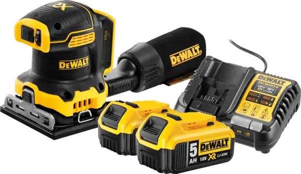 DeWalt DCW200NT-XJ 5,0 Ah Accu (2x) Starterspakket