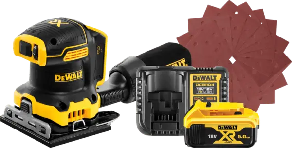 DeWalt DCW200NT-XJ 5,0 Ah Accu Compleet Pakket